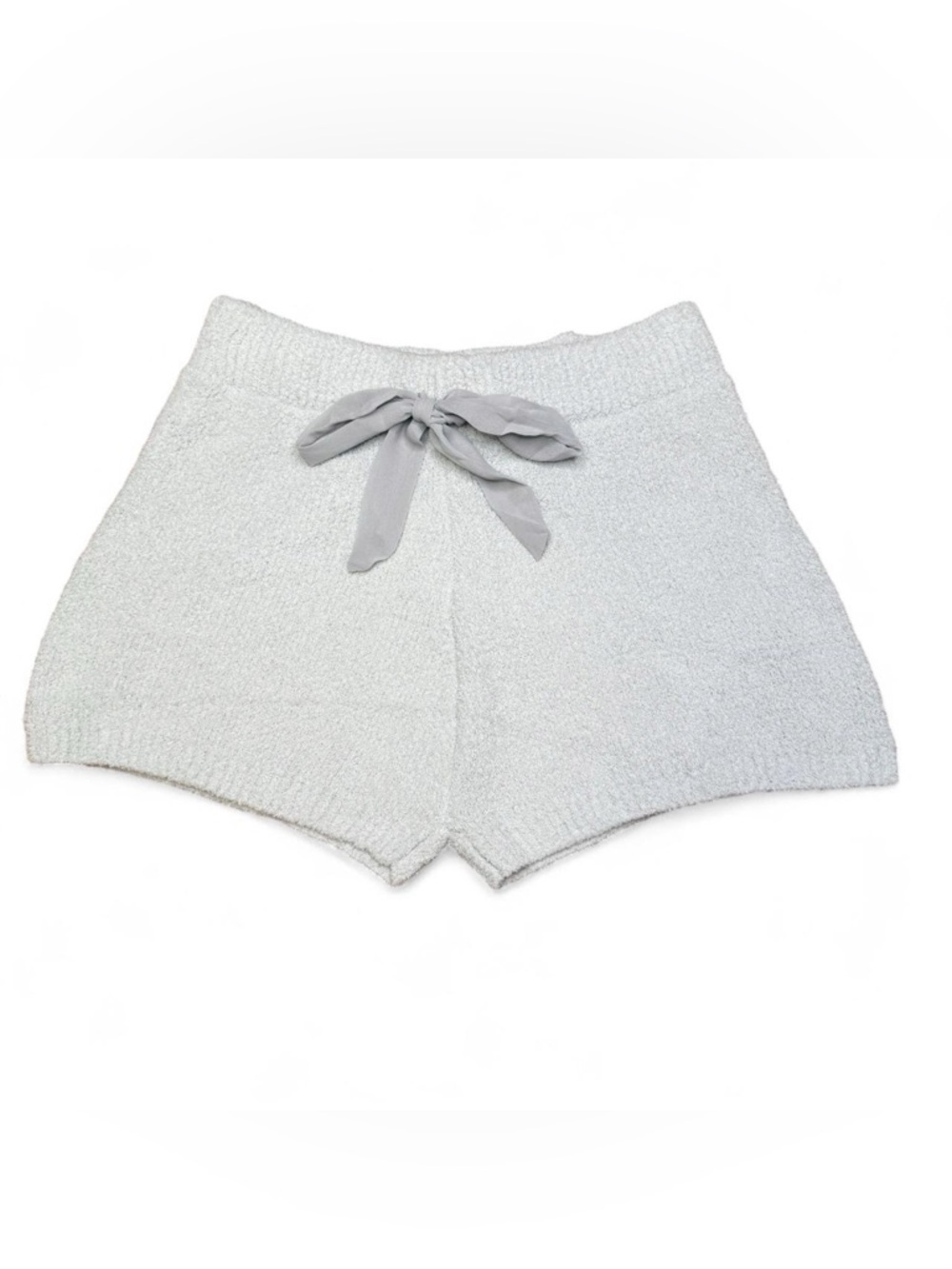 NWOT FP Movement Dove Gray Fleece Comfort Relaxation Cozy Sleep Shorts, Size L.